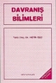 Davranış Bilimleri