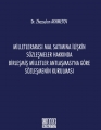 Milletlerarası Mal Satımına İlişkin Sözleşmeler Hakkında Birleşmiş Milletler Antlaşması'na Göre Sözleşmenin Kurulması