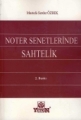 Noter Senetlerinde Sahtelik