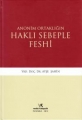 Anonim Ortaklığın Haklı Sebeple Feshi