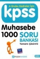 KPSS A Grubu Kadrolar için Muhasebe 1000 Soru Tamamı Çözümlü Soru Bankası 2010