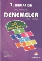 7. Sınıflar için Okula Yardımcı Denemeler