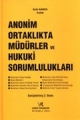 Anonim Ortaklıkta Müdürler Ve Hukuki Sorumlulukları