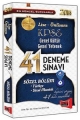 KPSS Lise-Önlisans Sözel Bölüm 41 Deneme Sınavı 2014