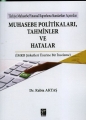 Muhasebe Politikaları,Tahminler Ve Hatalar
