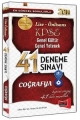 KPSS Lise-Önlisans Coğrafya 41 Deneme Sınavı 2014