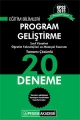 KPSS Program Geliştirme, Sınıf Yönetimi, Öğretim Teknolojileri ve Materyal Tasarımı Tamamı Çözümlü 20 Deneme 2015