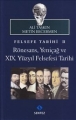 Rönesans,Yeniçağ ve XIX. Yüzyıl Felsefesi Tarihi
