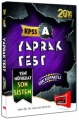KPSS A Yaprak Test Çek Kopartlı 2014