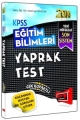 KPSS Eğitim Bilimleri Yaprak Test Çek Kopartlı 2014
