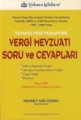YMM. Vergi Mevzuatı Soru ve Cevapları