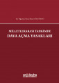 Milletlerarası Tahkimde Dava Açma Yasaklaeı