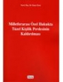 Milletlerarası Özel Hukukta Tüzel Kişilik Perdesinin Kaldırılması