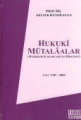 Hukuki Mütalaalar  Cilt:8