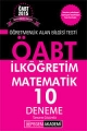 ÖABT İlköğretim Matematik 10 Deneme 2015