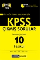 KPSS Lise ve Önlisans Mezunları için Çıkmış Sorular 10 Fasikül 2014