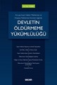Devletin Öldürmeme Yükümlülüğü