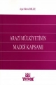 Arazi Mülkiyetinin Maddi Kapsamı