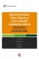 MİLLETLERARASI ÖZEL HUK.USUL HUK.YARGITAY KARAR./B
