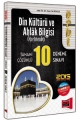 ÖABT Din Kültürü ve Ahlak Bilgisi Öğretmenliği Tamamı Çözümlü 10 Deneme Sınavı 2015