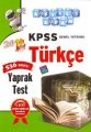 KPSS Türkçe Yaprak Test
