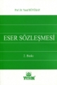 Eser Sözleşmesi