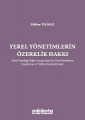 Yerel Yönetimlerin Özerklik Hakkı