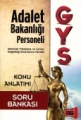GYS Adalet Bakanlığı Personeli Konu Anlatımı Soru Bankası