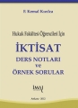Hukuk Fakültesi Öğrencileri için İktisat Ders Notları ve Örnek Sorular