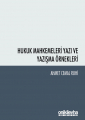 Hukuk Mahkemeleri Yazı ve Yazışma Örnekleri