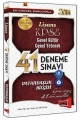 KPSS Lisans Vatandaşlık Bilgisi 41 Deneme Sınavı 2014