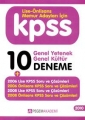KPSS Lise ve Önlisans Genel Yetenek Genel Kültür 10 Deneme Sınavı - 2010