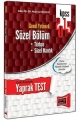 KPSS Sözel Bölüm Çek Kopartlı Yaprak Test 2015