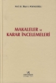 Makaleler ve Karar İncelemeleri