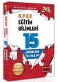2011 KPSS Eğitim Bilimleri Çözümlü Deneme Sınavı