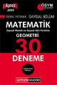 KPSS Genel Yetenek Sayısal Bölüm Matematik - Geometri 30 Deneme 2015