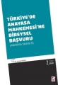 Türkiye'de Anayasa Mahkemesine Bireysel Başvuru