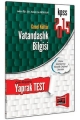 KPSS Vatandaşlık Bilgisi Çek Kopartlı Yaprak Test 2015