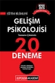 KPSS Eğitim Bilimleri Gelişim Psikolojisi 20 Deneme 2015