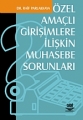 Özel Amaçlı Girişimlere İlişkin Muhasebe Sorunları